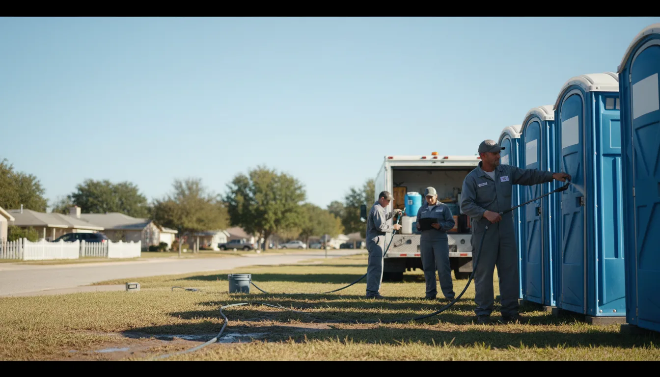 Long-Term Portable Toilet Rental in Nora Springs, IA near me